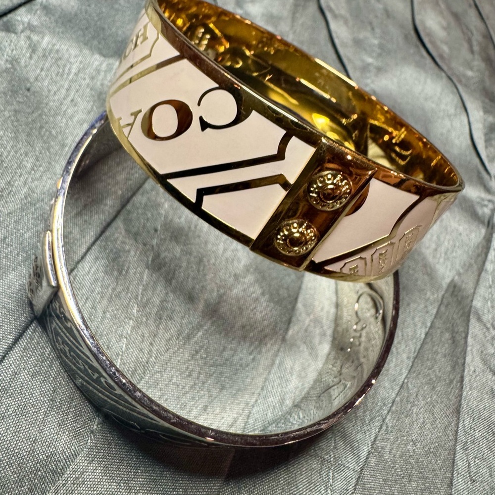 Authentic Coach Enamel Bangles - Picture 7 of 8